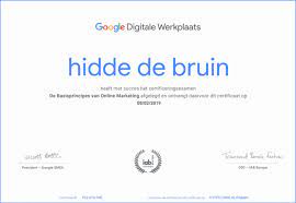 online marketing certificaat google