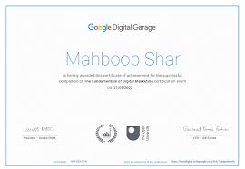 online marketing google certificaat