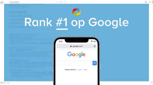 bovenaan in google