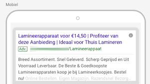 google advertentie