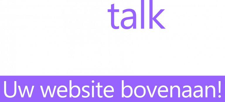 je website bovenaan google