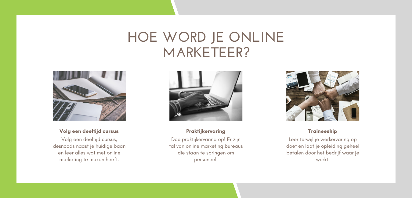 online marketeer wat is dat